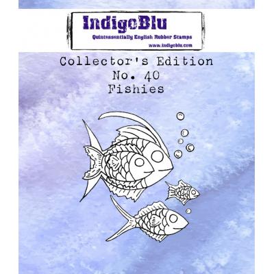 IndigoBlu Rubber Stamps - Collector's No. 40 Fishies